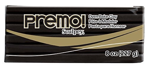 Sculpey Sculpey Premo Clay 8 Ounces-Black  - Image 1