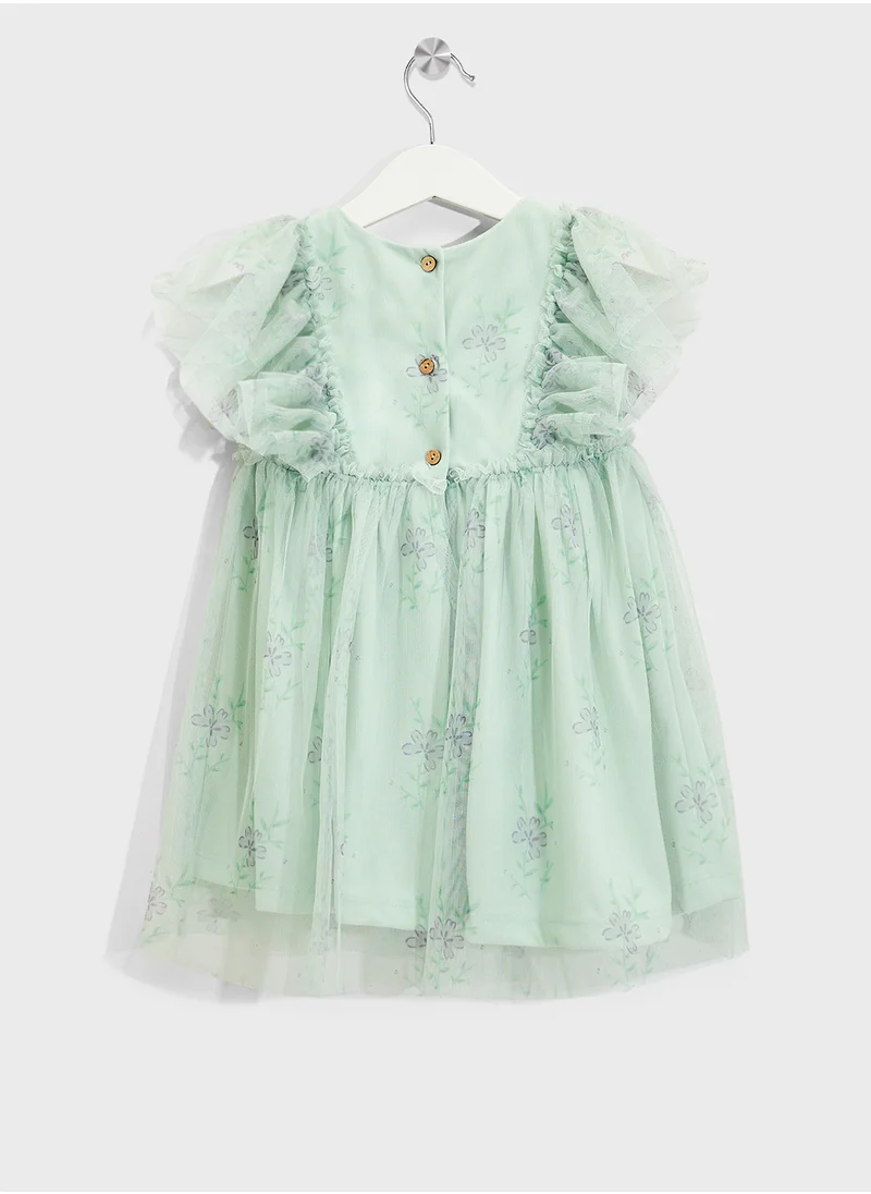 ريبلز مع نمشي Girls Party Dress