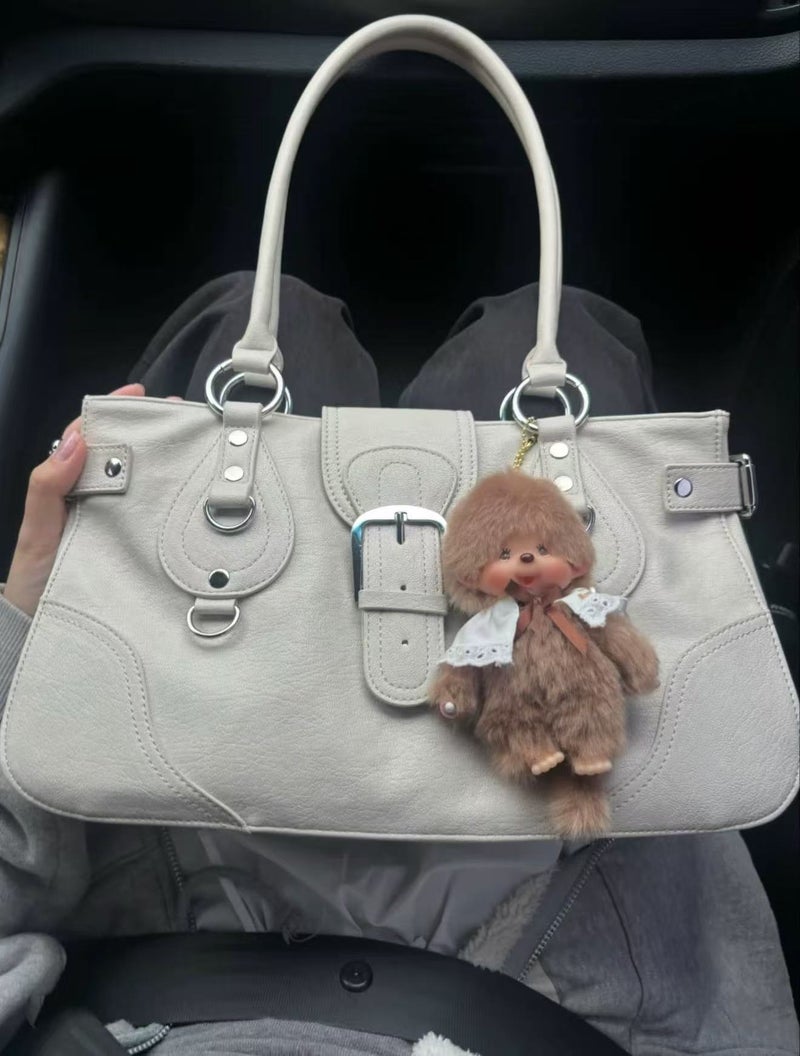 2026 New Korean Style Y2K Motorcycle Crossbody Bag for Women, Multiple Colors - Image 2