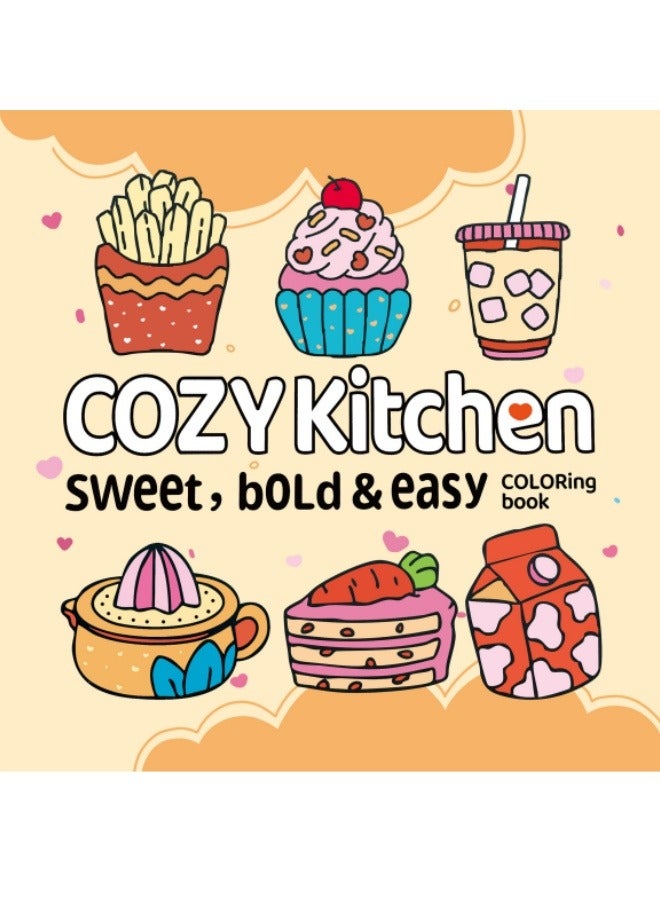Cozy Kitchen Cartoon Coloring Book  - Image 2