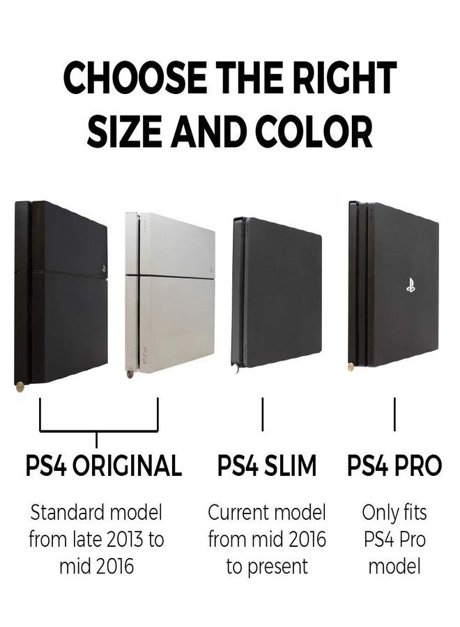 HumanCentric Wall Mount Compatible with Original PS4 Fat Version, Mount on The Wall or on The Back of the TV with a VESA Pattern, Does Not Work with Slim or Pro PS4, Hardware Included - Image 2