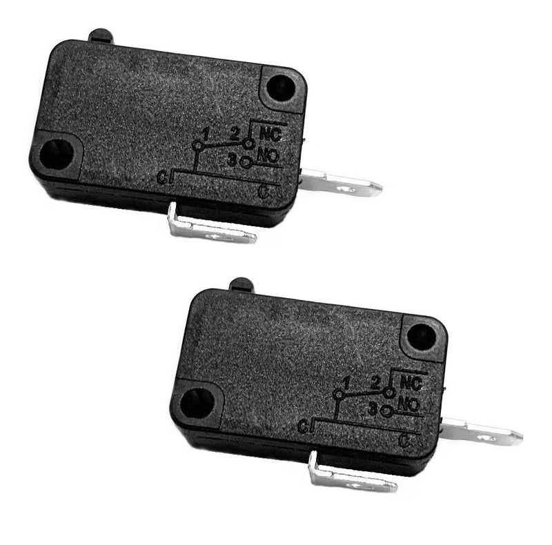 2 Pack Micro Switch, Pin Plunger, Snap Action Switch 250VAC for Honeywell V7-1Z29E9 (2)