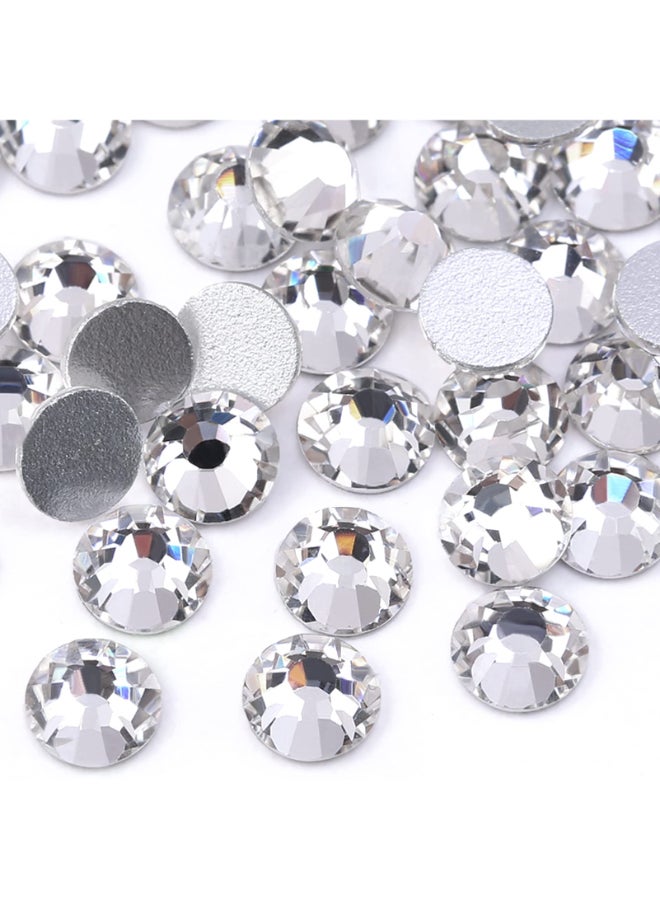 Dowarm 1440 Pieces SS4 Flatback Rhinestones 15MM Flatback Crystal Clear Rhinestones for Craft Nails Dance Costumes Non Hotfix - Image 3