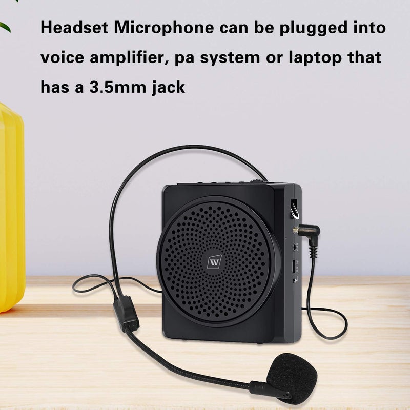Drumstone 𝟏𝟓-𝐘𝐞𝐚𝐫 𝐖𝐚𝐫𝐫𝐚𝐧𝐭𝐲 Professional Headset Microphone for Presentations, Teaching & Singing | Lightweight & Adjustable Mic with Clear Sound | Compatible with Amplifiers & PA Systems - Image 3