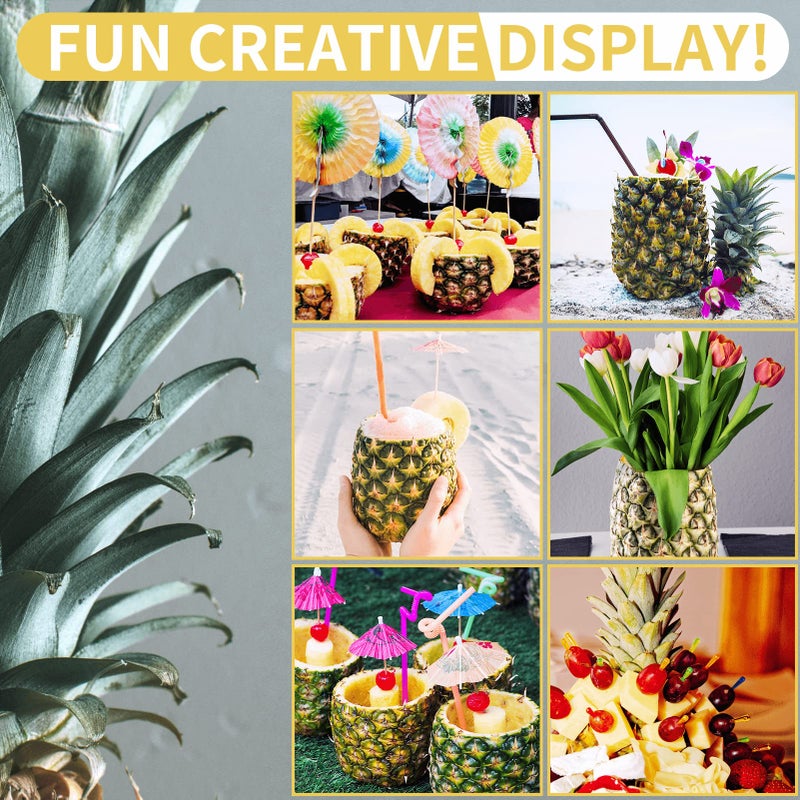 Newness Focus on Stainless Steel Pineapple Corer, [Upgraded, Reinforced, Thicker Blade] Newness Premium Pineapple Corer Remover, Stainless Steel Pineapple Core Remover Kitchen Tool with Sharp Blade for Diced Fruit Rings, Yellow  - Image 5
