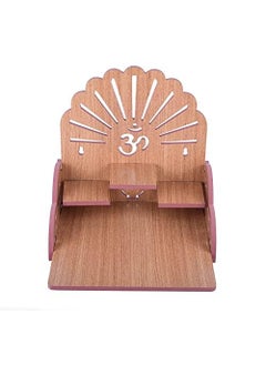 Meakwisht Meakwisht Wooden Wall Mount Temple for Home Shop Office Puja Mandir Wall Hanging and Table Top Home Mandir Temple Home Decor Beautiful Wooden 346 Big Tempal  - Image 4