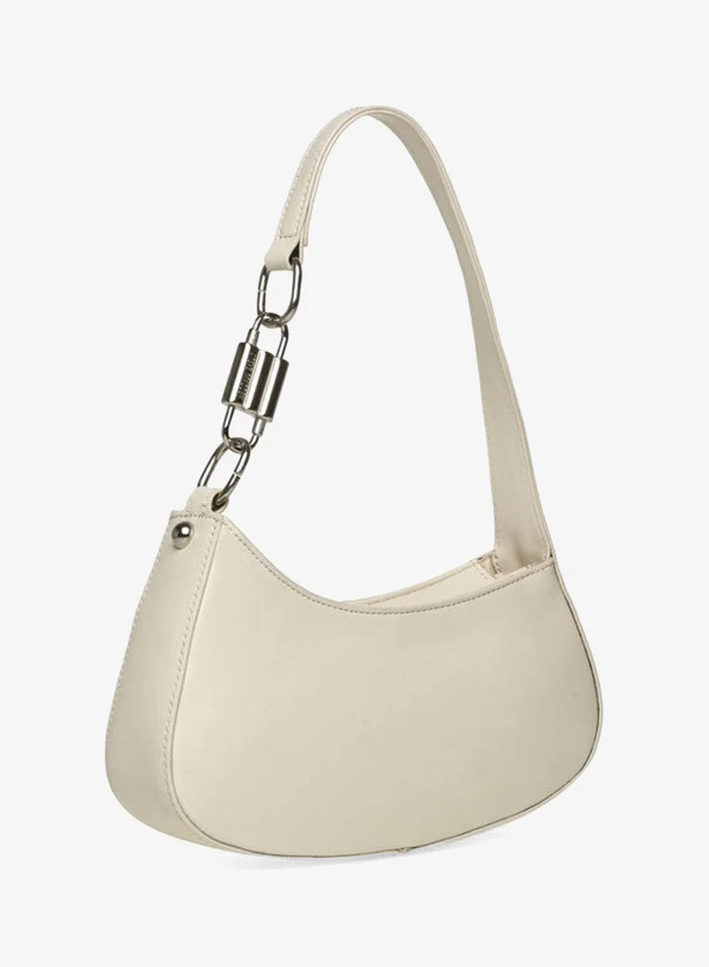 Steve Madden Beige Women's Crescent Shoulder Bag