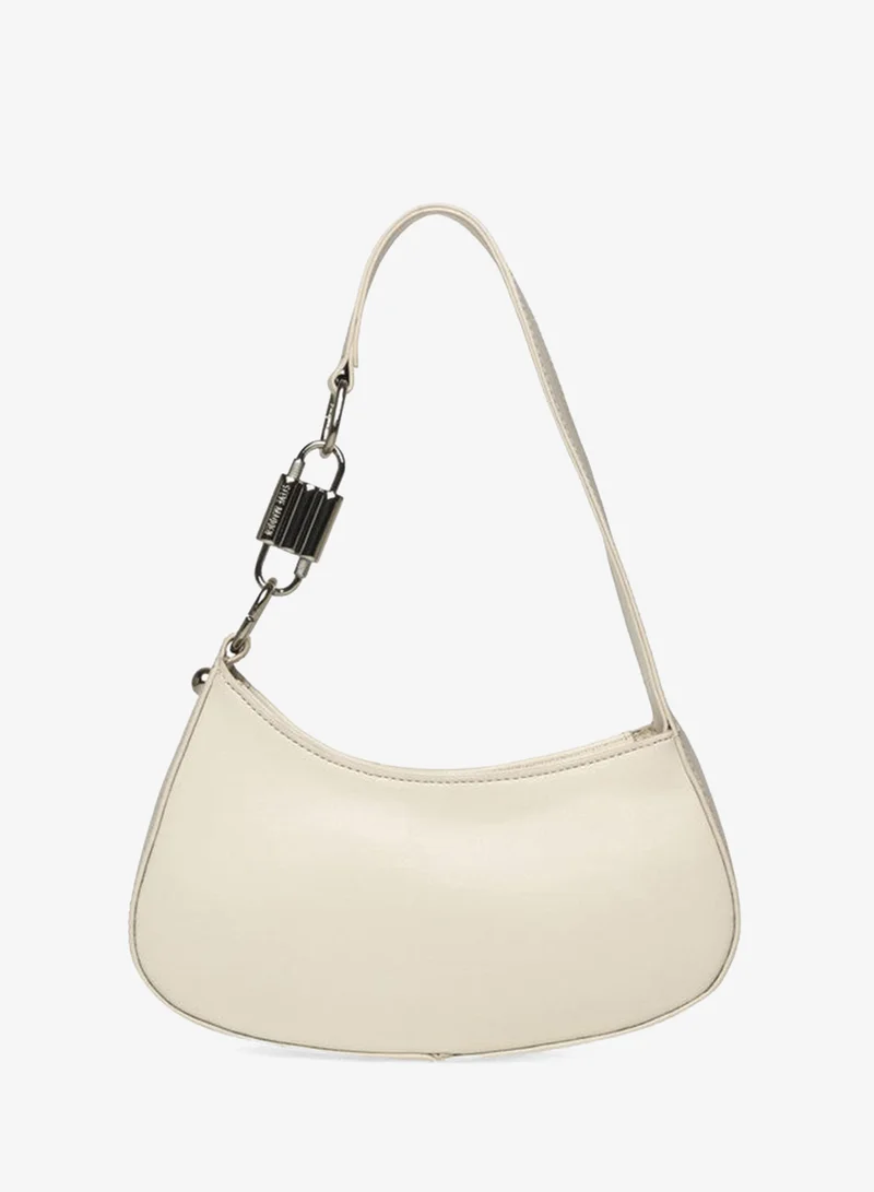 Steve Madden Beige Women's Crescent Shoulder Bag