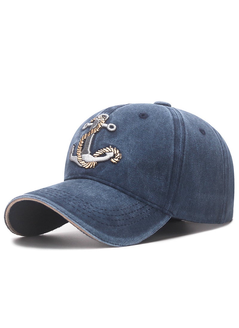 Generic New Coated Washed Distressed Baseball Cap Unisex Casual Soft-Top Sun Hat Trendy Wine red  - Image 2