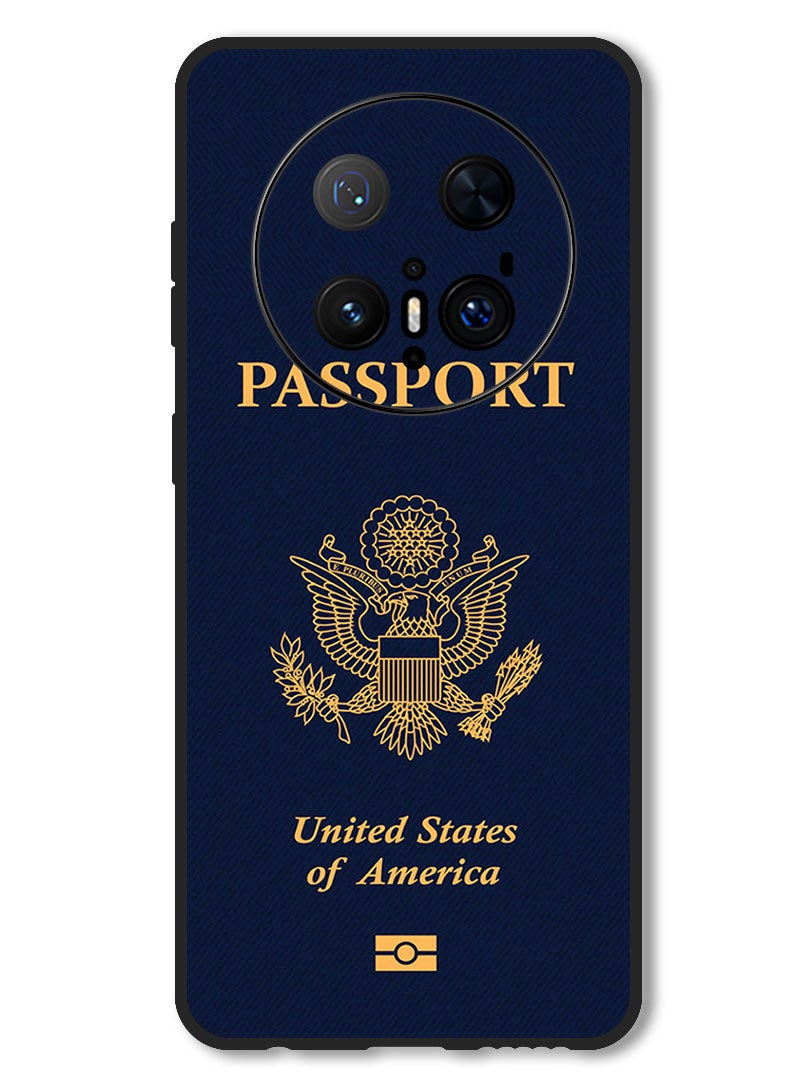 Theodor Case Compatible with Huawei Mate 70 Pro/ 70 Pro + Protection Shockproof Bumper Cover Usa Passport - Image 1
