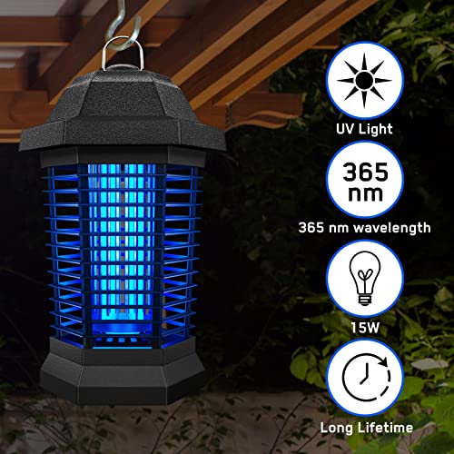 GOOTOP Replacement Bulb for Zap T6 Pro, K15, T9,X3 Bug Zapper, 15W, 4-Pin Base, U-Tube Bulb Twin Tube Bulb - Image 5