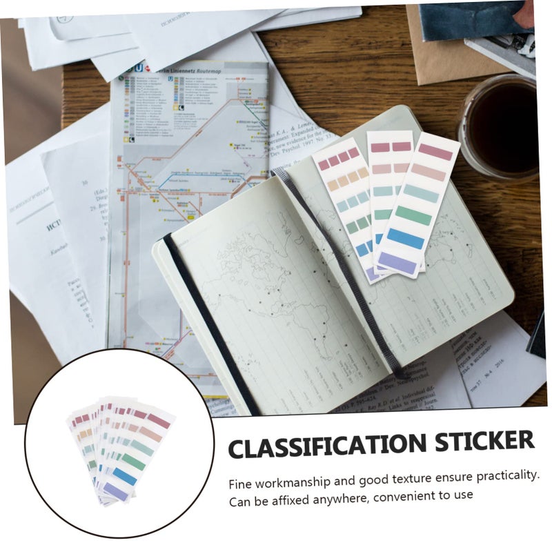 Fluorescent Pastel Notepads Translucent Decal Stickers For Notebooks 4 5X2 7CM - Image 5