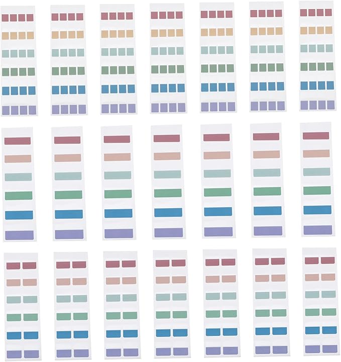 Fluorescent Pastel Notepads Translucent Decal Stickers For Notebooks 4 5X2 7CM - Image 1