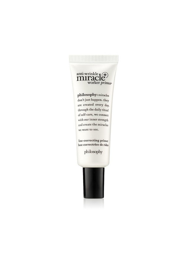PHILOSOPHY - philosophy anti-wrinkle miracle worker line-correcting face primer - with vitamin C & coconut oil - fills in lines and smooths skin for even makeup application - 0.9 fl oz. - Image 1