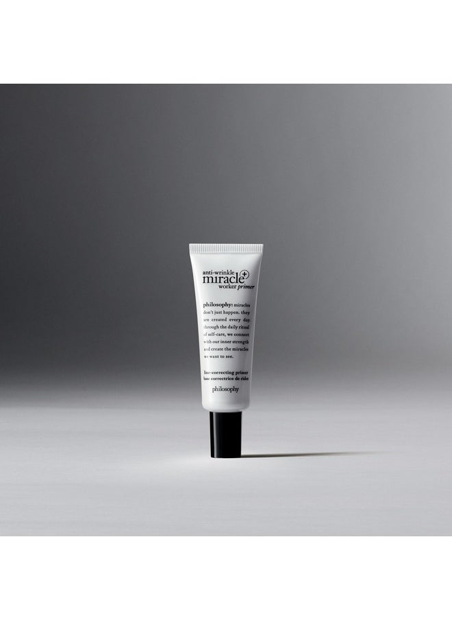 PHILOSOPHY - philosophy anti-wrinkle miracle worker line-correcting face primer - with vitamin C & coconut oil - fills in lines and smooths skin for even makeup application - 0.9 fl oz. - Image 1