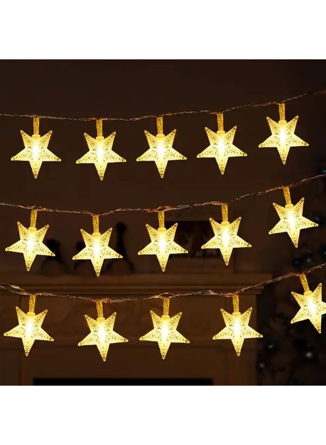 3M 20LED Star Shaped Fairy Lights Battery Powered Indoor Party Decor - Image 4