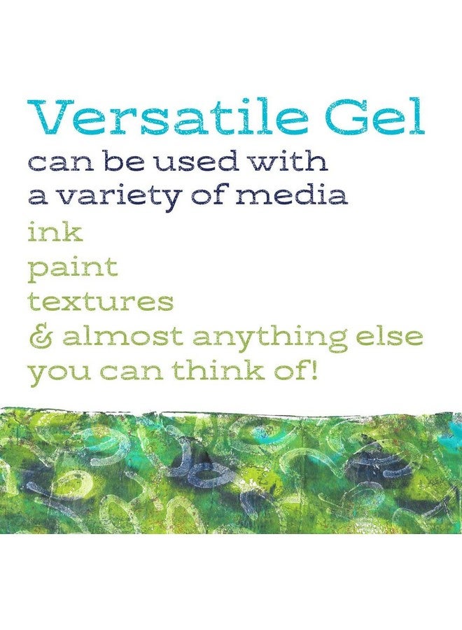 Gel Press Monoprinting Print Plates 8” X 10” + 5” X 7” Gel Plate Value Pack Gelli Plates Reusable Gel Printing Plates For Press Art For Card Making Scrapbooking Arts And Crafts - Image 3