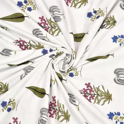 MITUL MITUL 100 Cotton Reversible Dohar Double Bed Size Jaipuri Printed Artisan Block Design Blanket Soft Lightweight AC Summer Comforter Quilt HM Cotton DOHAR NO 10 Single Bed  - Image 3
