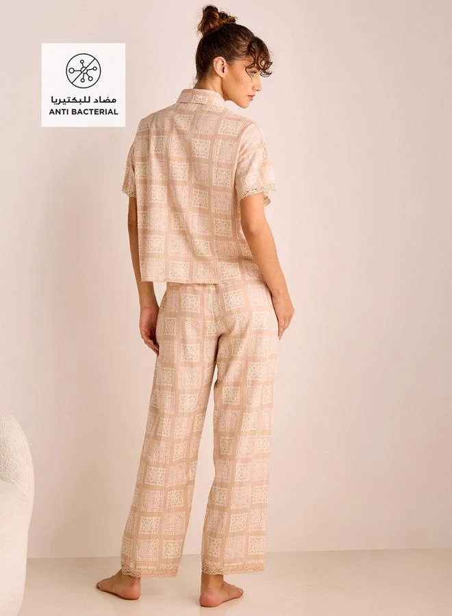 Splash FAV Printed Pyjama Set