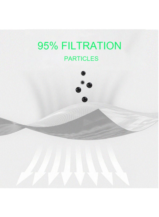 NIBEMINENT 50-Piece 95 Percent Filtration Dustproof Non-Woven Fabric Mask - Image 3