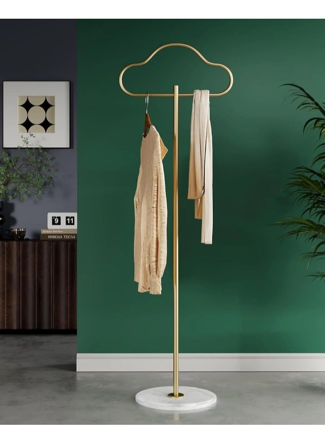 ShebSheb Gold Metal Coat Racks, Cloud-shaped Clothing Rack,Heavy-duty Clothes Racks Freestanding, Clothing Display Stand - Image 2