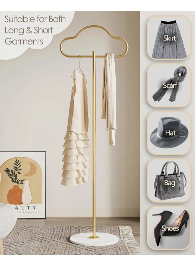 ShebSheb Gold Metal Coat Racks, Cloud-shaped Clothing Rack,Heavy-duty Clothes Racks Freestanding, Clothing Display Stand - Image 4