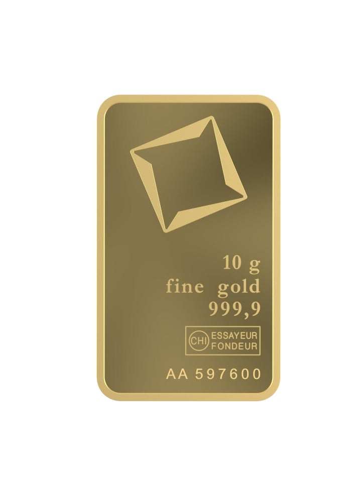 valcambi CKS Valcambi Suisse 10g Pure 999.9 Fine Gold Bar 24KT - 10 Gram  - Image 4