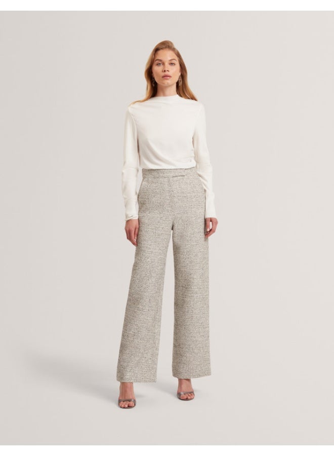 Ted Baker TAILORED BOUCLE WIDE LEG TROUSER - Image 2