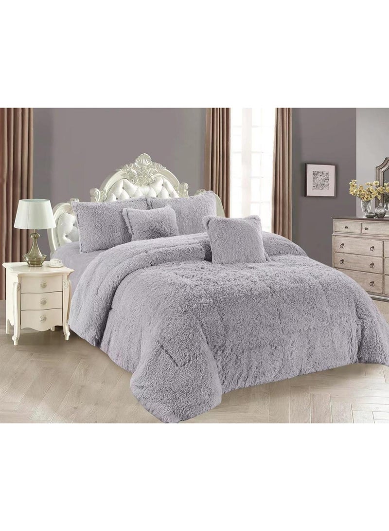 Horse Royal faux fur double bedspread to give you warmth and elegance - Image 1