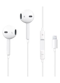 iPhone Headphones, [MFI Certified] Earphones Wired Stereo Sound Earbuds with Microphone and Volume Control, Compatible with iPhone 14/13/12/SE/11/XR/XS/X/7/7 Plus