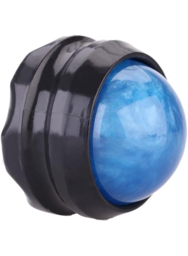 Generic Manual Massage Ball Pain Relief Back Roller Massager Self Massage Therapy and Relax Full Body Tools for Sore Muscle Joint Pain Essential Oils or Lotion Relax (Blue) - Image 4