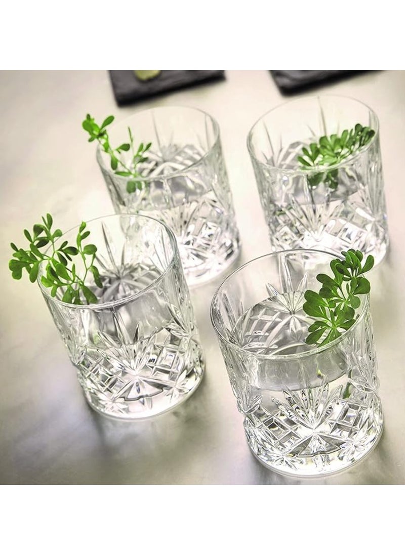 Vitacelli Glasses, Old Fashioned Glasses, Crystal Glass Drinking Glasses, Water Glasses, Cocktail Glasses  Set of 6  - Image 3