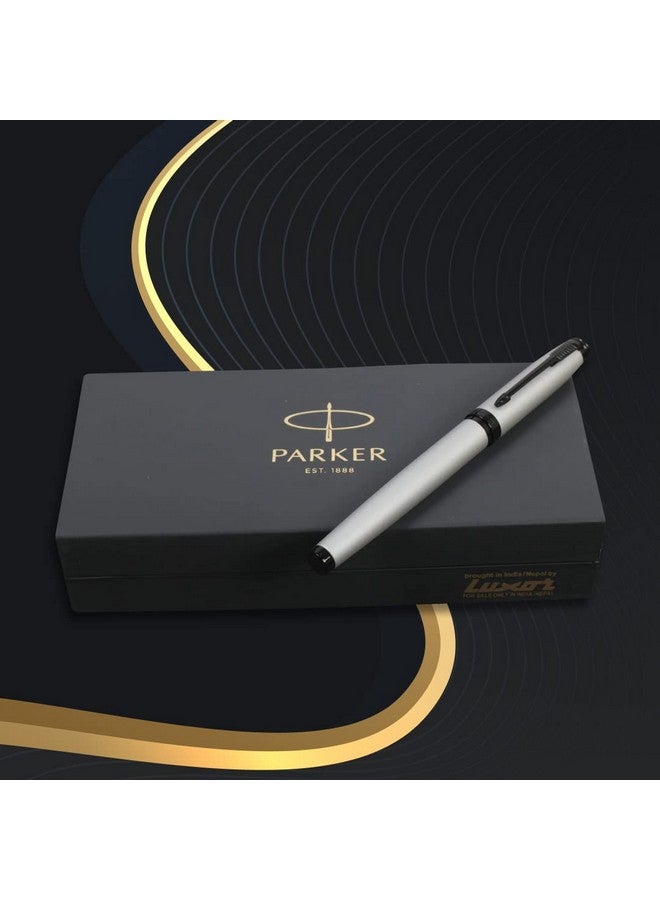 Parker Ambient Dark Grey |Black Metal Trim |Roller Ball Pen - Image 5