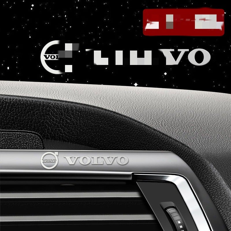 Generic Creative Car Emblem Decals Metal Waterproof Stickers Vo/Vo style 