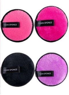 CLEAN SPONGE Large Makeup Remover Pad - Multicolor  - Image 3