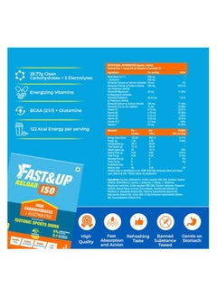 FAST&UP Reload Iso Isotonic Electrolytes (Pack Of 31) 32 Grams Each Lemon  - Image 5