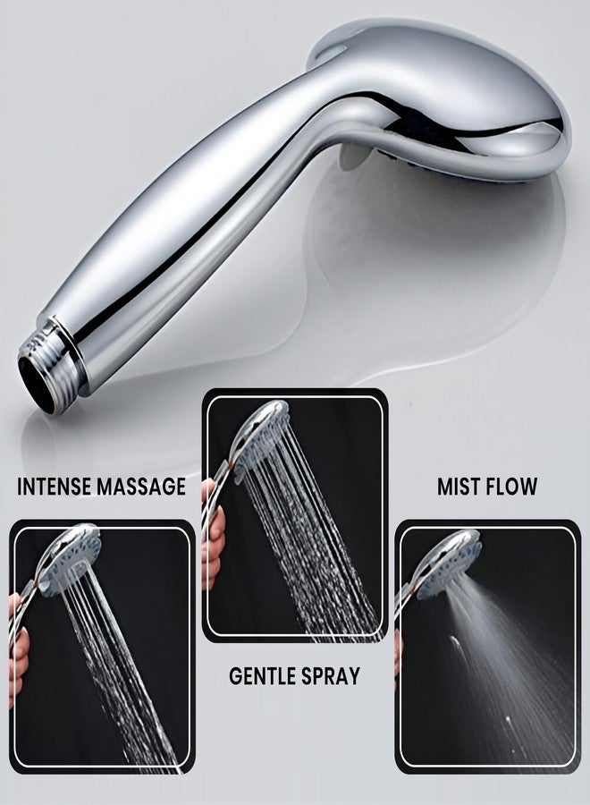 iBELL 3-Function Hand Shower for Bath | Water-Saving Rain Shower Head | Anti-Clog Nozzle| Chrome Finish with Silica Gel Outlet | Includes 150 cm Stainless Steel Hose | Bathroom Accessories IBL 90-AB - Image 2