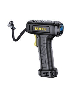 SUITU Digital Car Tyre Inflator Air Compressor with Auto Stop and LED Light 12V Fast Portable Air Pump for Car Bicycle Motorcycle Ball Air Mattress  - Image 2