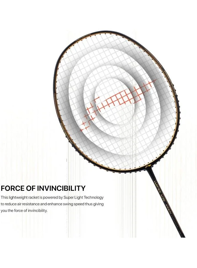 لي-نينج مضرب تنس الريشة كاربون فايبر ويند لايت ستيلث  جرام مشدود