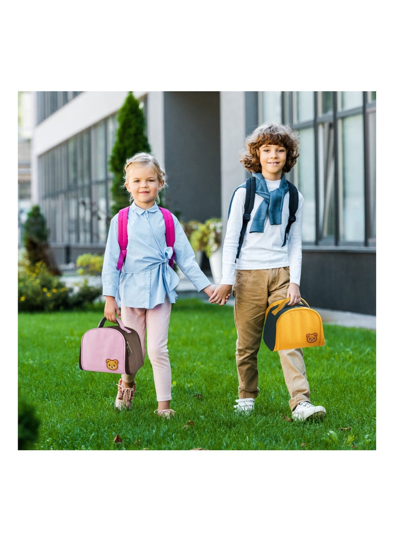 SYOSI Lunch Bag, Lunch Bag Insulated Lunch Box for Kids, Small Cartoon Tote Bag Mini Cooler Thermal Meal Lunch Bags for School Outdoor Travel Reusable Lunch Bag for Girls Boys  - Image 4