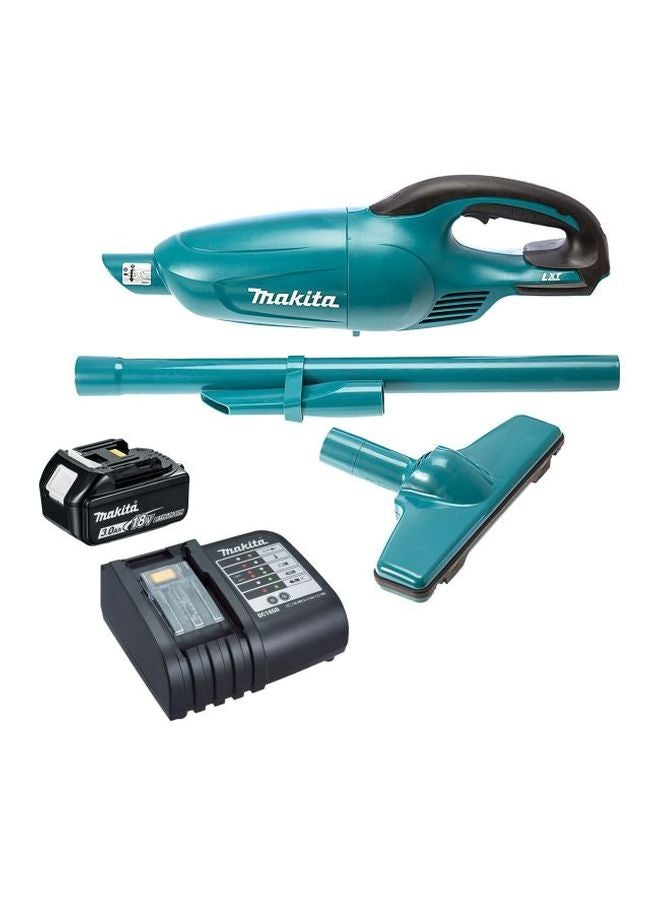 ماكيتا مكنسة كهربائية لاسلكية مع بطارية وشاحن 0.65 L 18 W DCL180RF أسود/أزرق - Image 2