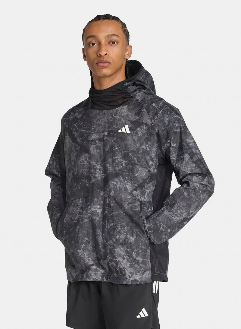 Adidas Own The Run Spray Dye Hoodie Unitefit - Image 1