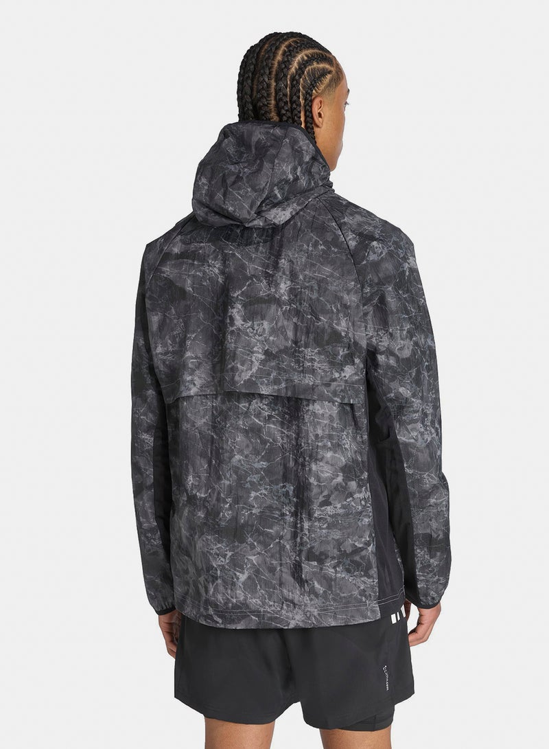 Adidas Own The Run Spray Dye Hoodie Unitefit - Image 2