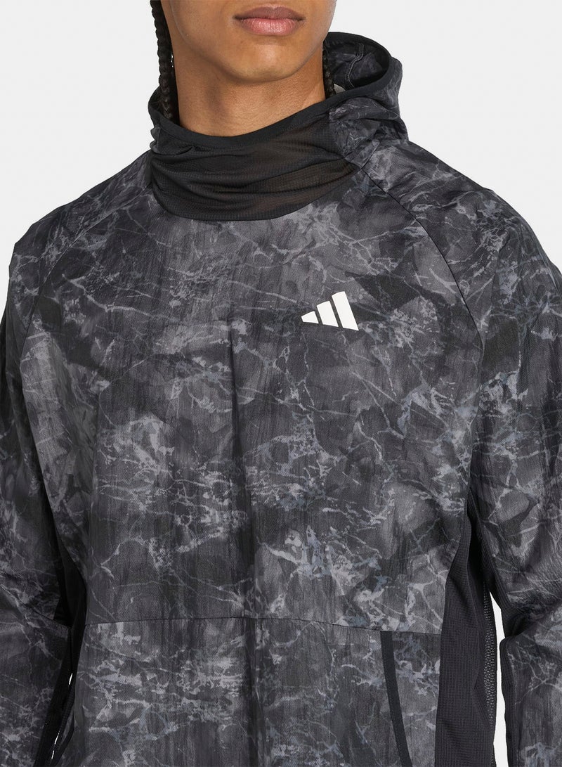 Adidas Own The Run Spray Dye Hoodie Unitefit - Image 4