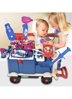 Generic New retro small train toys set multifunctional play house baby electric kitchen train children's toy car can sit people  - Image 3