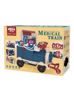 Generic New retro small train toys set multifunctional play house baby electric kitchen train children's toy car can sit people  - Image 1