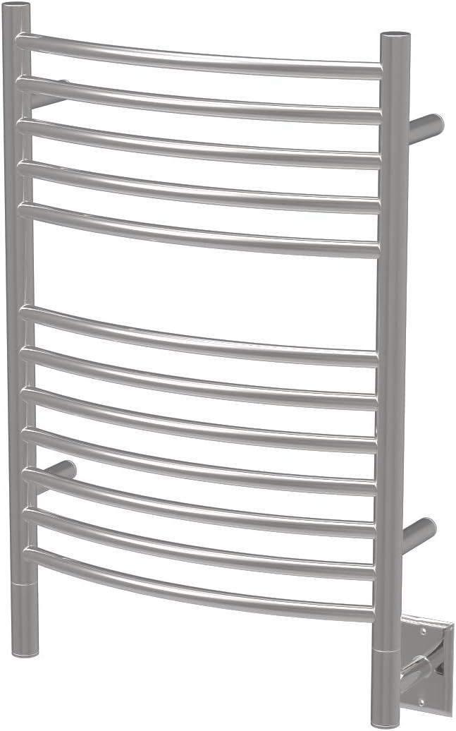 Amba Amba Jeeves ECP Model ECurved 12Bar Hardwired Towel Warmer in Polished  - Image 1