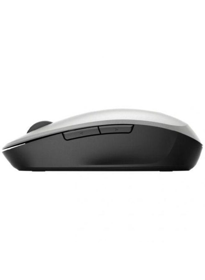 HP ماوس لاسلكي مزدوج الوضع 300، مستشعر حركة بصري، 1200 و 3600 DPI، اتصال مزدوج الوضع، زرين مبرمجين مسبقًا، بلوتوث و 2.4 جيجاهرتز دونجل، فضي | 6CR72AA - Image 3