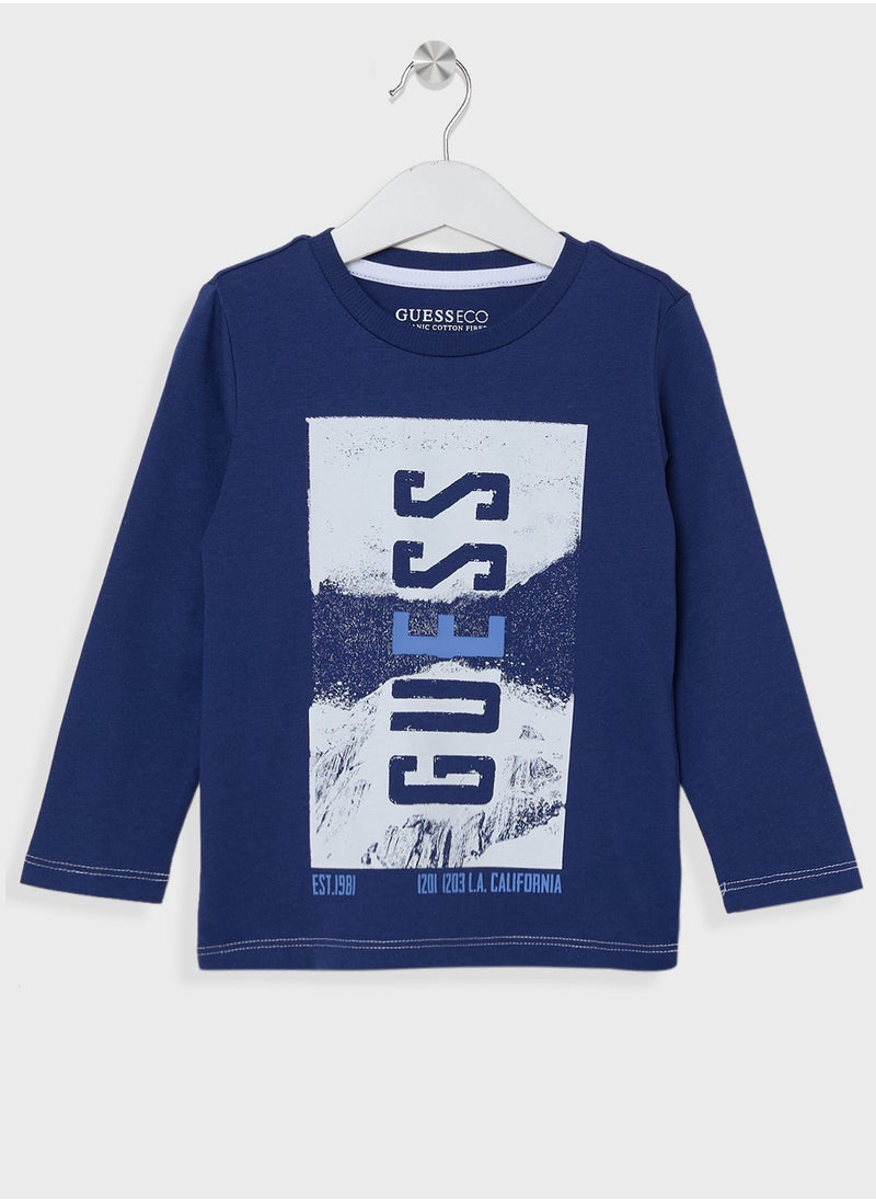 GUESS Kids  Graphic Print T-Shirt  - Image 1