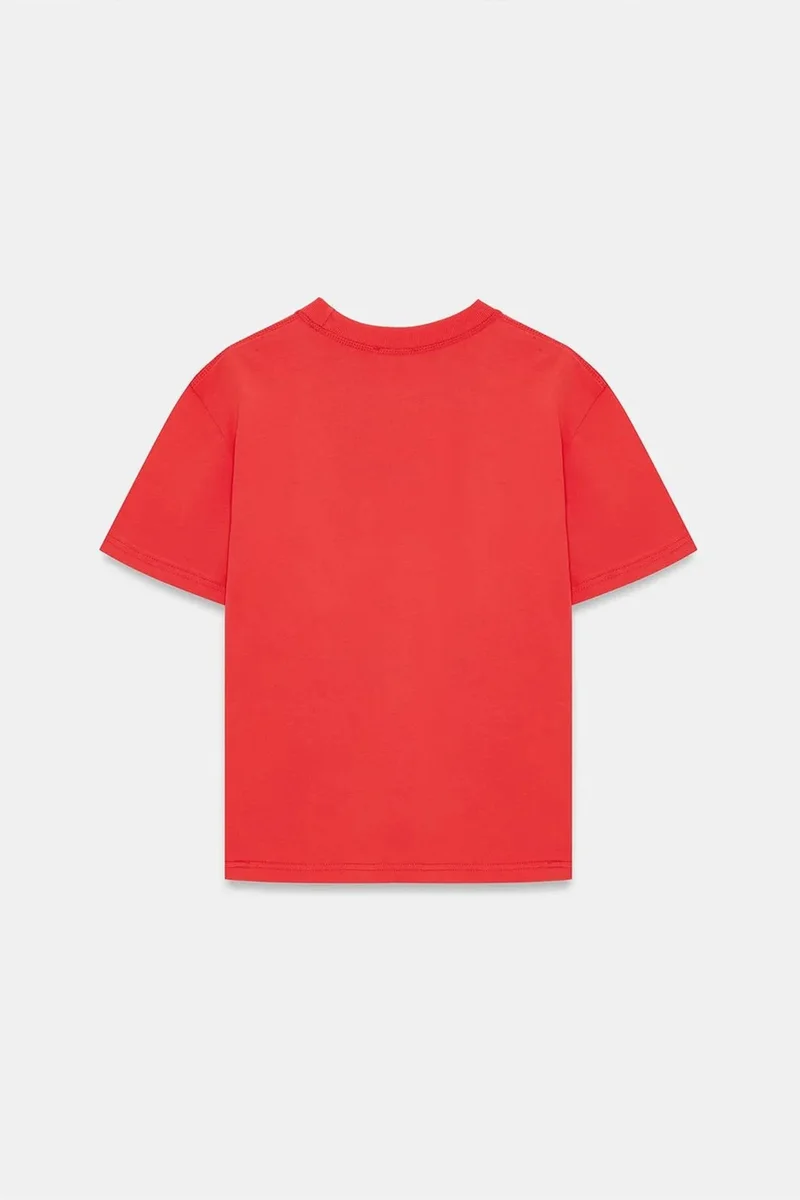 Dilvin Red DILVIN Women's Cotton Crew Neck T-Shirt for Women | Best Price UAE